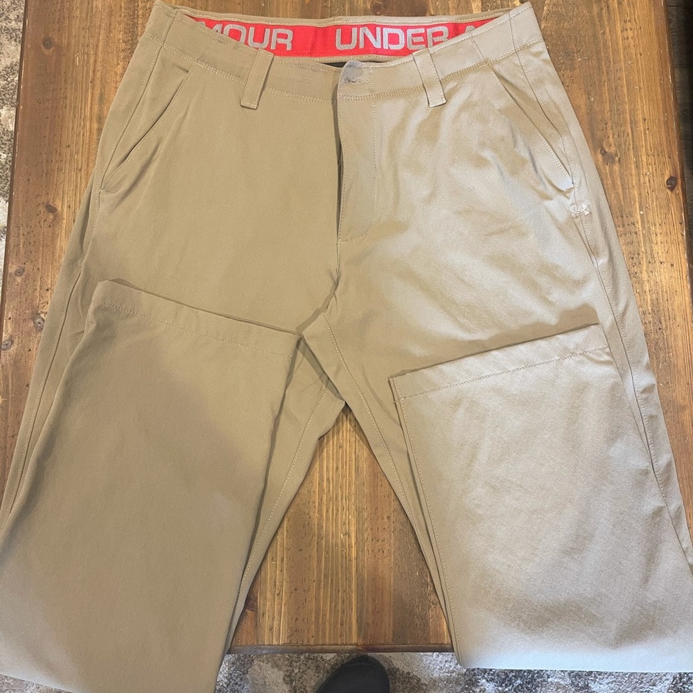 Under Armour khaki Golf pants